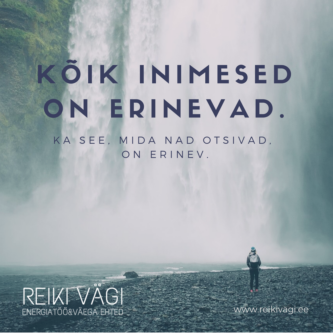 kõik inimesed on erinevad